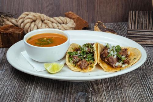 2 TACOS BIRRIA AND CONSOME
